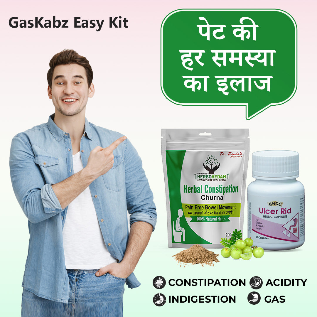 GasKabz Easy Kit - Ayurvedic medicine for Gastric and Constipation