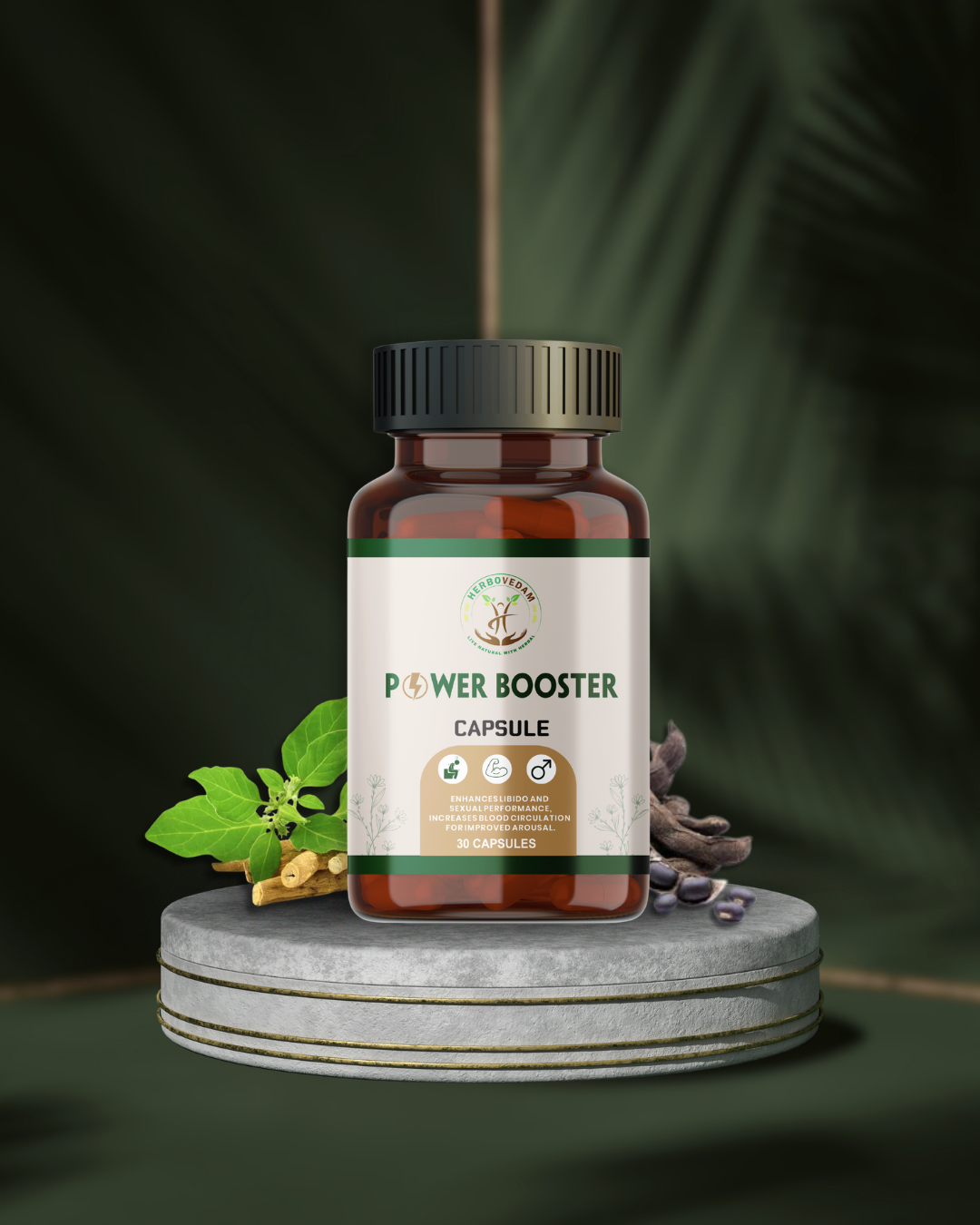 Herbovedam Power Booster – Strength, Stamina & Confidence