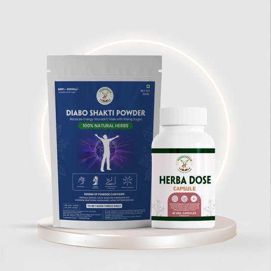 Herbovedam Diabo Shakti Kit : Your Herbal Shield Against Sugar Fatigue.
