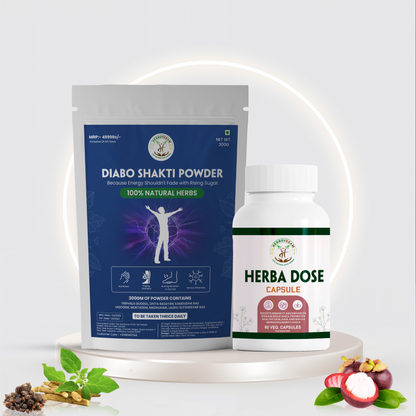 Herbovedam Diabo Shakti Kit : Your Herbal Shield Against Sugar Fatigue.