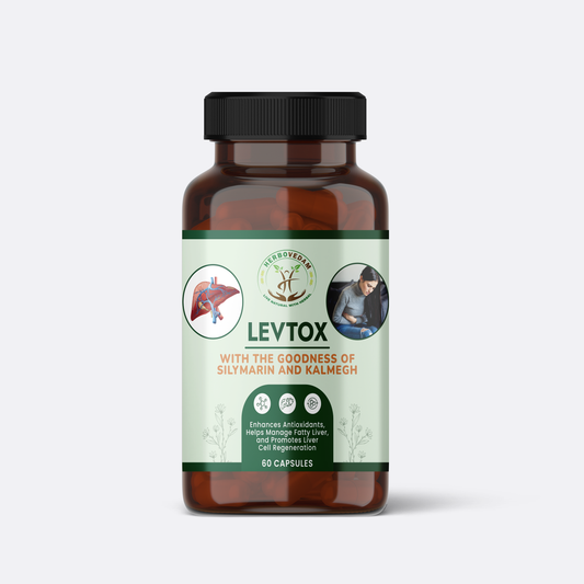 Herbovedam Levtox Capsules– For a Clean, Strong, and Resilient Liver!