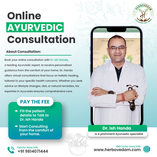 Book Your Online Consultation With Dr. Ish Handa